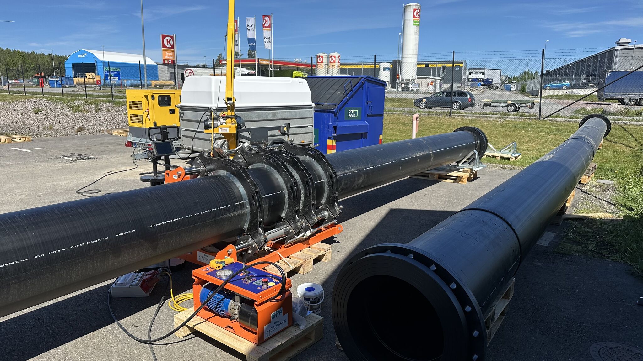 Stumsvetsprojekt PE560 SDR17